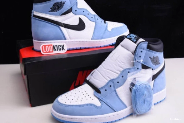 555088- JORDAN WHITE 840 Popular RETRO BLACK BLUE AIR UNIVERSITY HIGH 1 0526